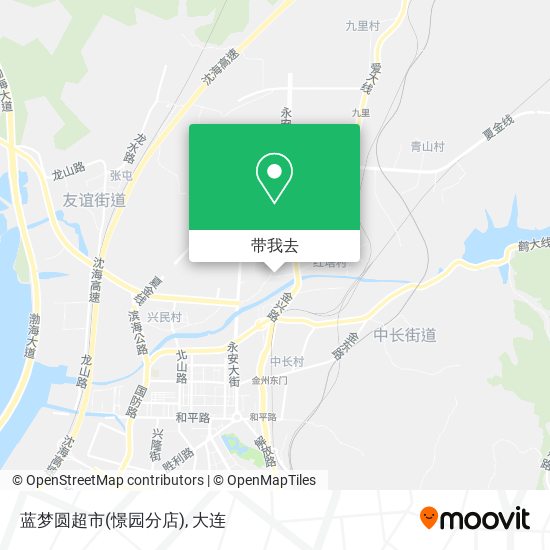 蓝梦圆超市(憬园分店)地图