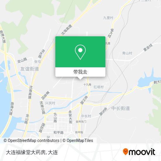 大连福缘堂大药房地图