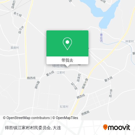 得胜镇江家村村民委员会地图
