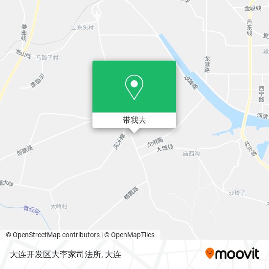 大连开发区大李家司法所地图