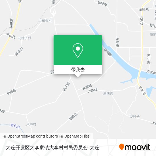 大连开发区大李家镇大李村村民委员会地图