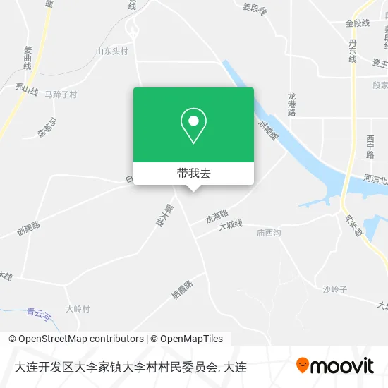 大连开发区大李家镇大李村村民委员会地图