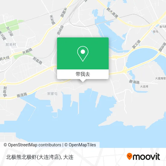 北极熊北极虾(大连湾店)地图