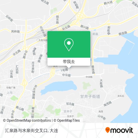 汇泉路与水泉街交叉口地图