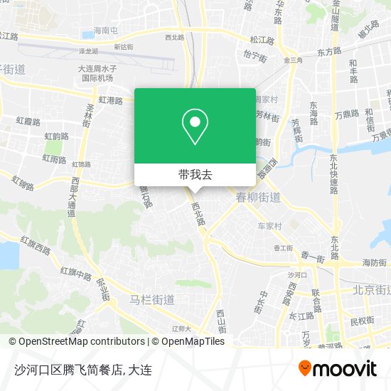 沙河口区腾飞简餐店地图