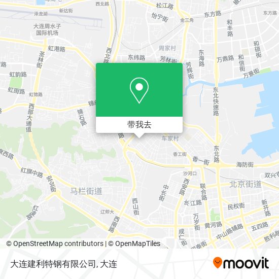大连建利特钢有限公司地图