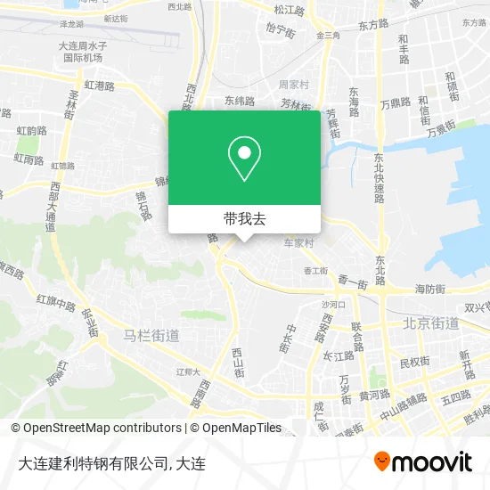 大连建利特钢有限公司地图