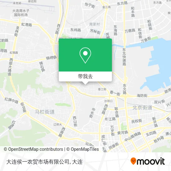 大连侯一农贸市场有限公司地图