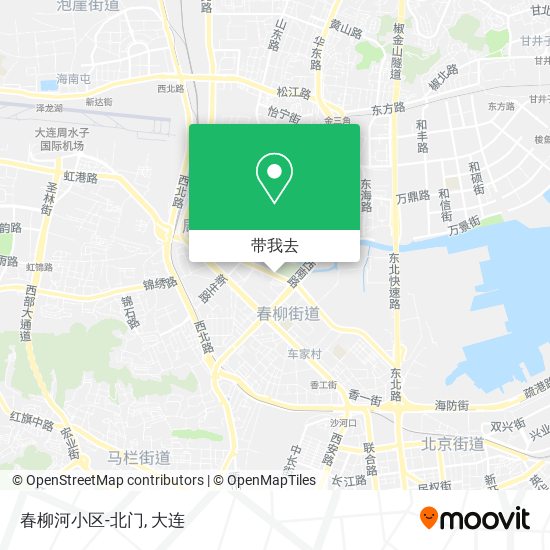 春柳河小区-北门地图