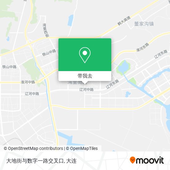 大地街与数字一路交叉口地图