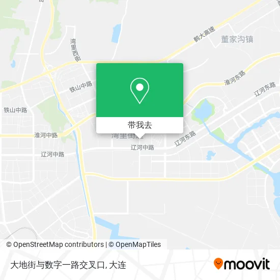 大地街与数字一路交叉口地图