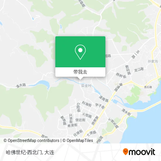 哈佛世纪-西北门地图