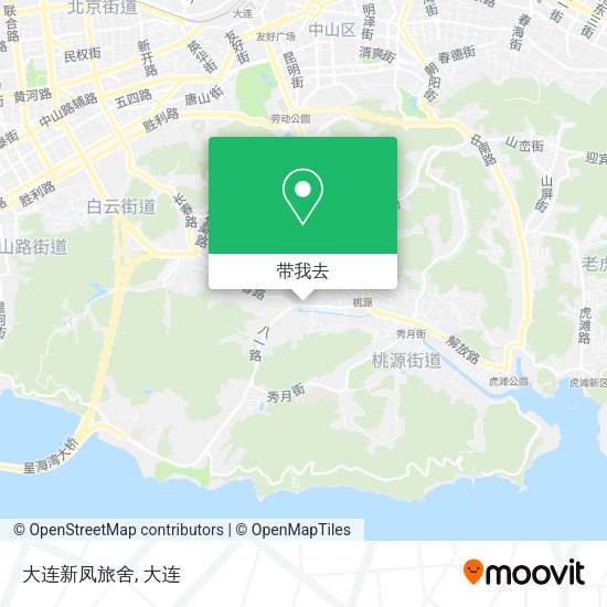 大连新凤旅舍地图
