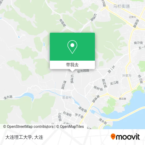 大连理工大学地图