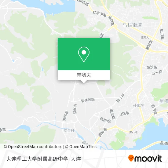 大连理工大学附属高级中学地图
