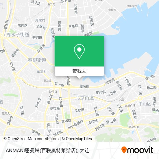 ANMANI恩曼琳(百联奥特莱斯店)地图