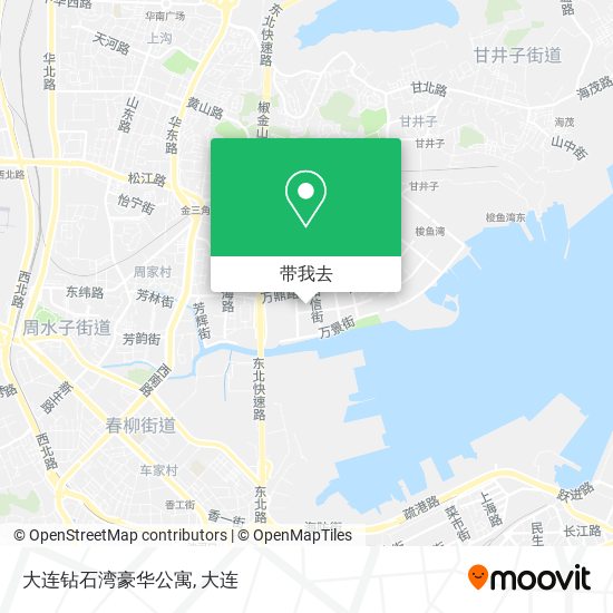 大连钻石湾豪华公寓地图