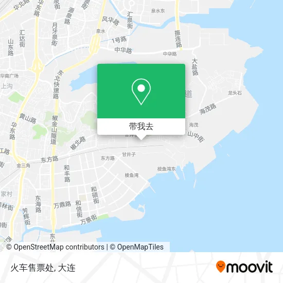火车售票处地图