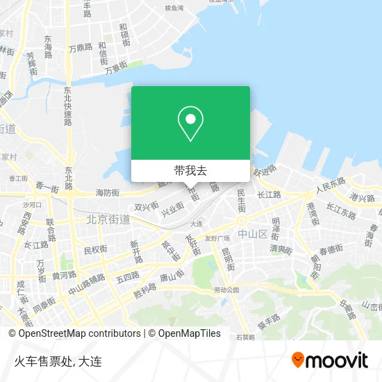 火车售票处地图