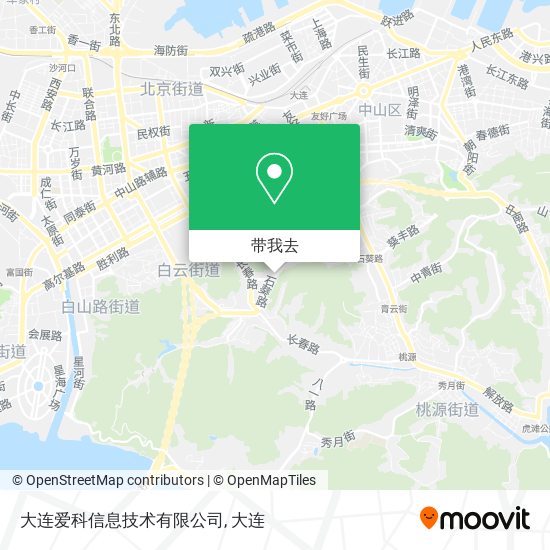 大连爱科信息技术有限公司地图
