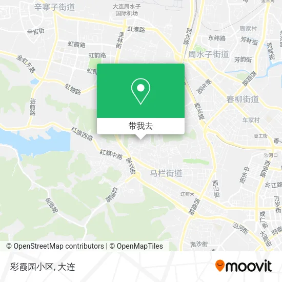 彩霞园小区地图