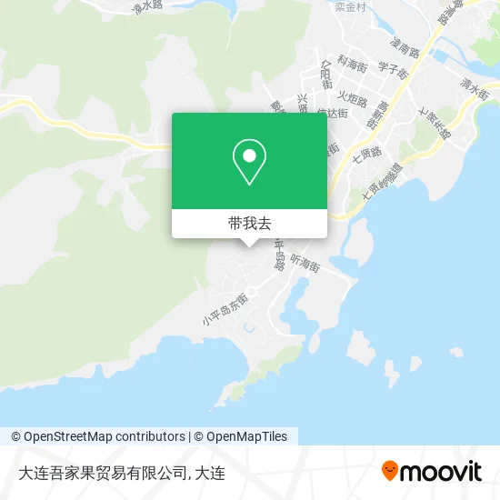 大连吾家果贸易有限公司地图