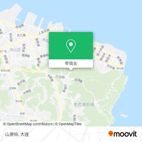 山屏街地图