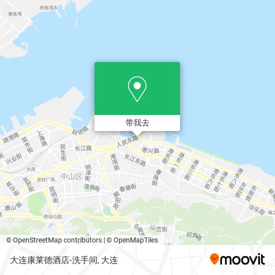 大连康莱德酒店-洗手间地图