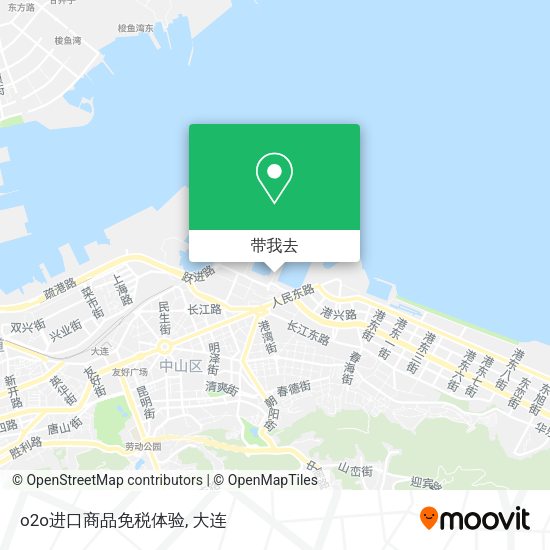 o2o进口商品免税体验地图