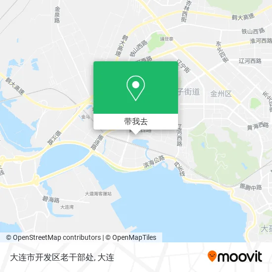 大连市开发区老干部处地图