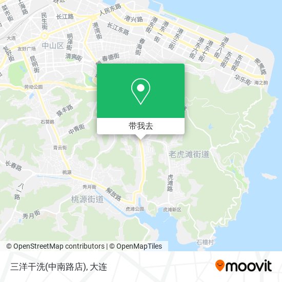 三洋干洗(中南路店)地图