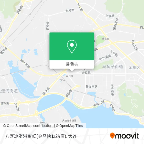 八喜冰淇淋蛋糕(金马快轨站店)地图