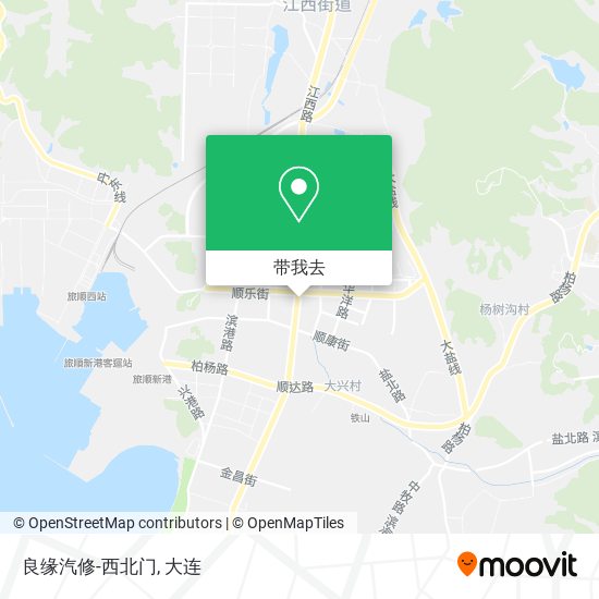 良缘汽修-西北门地图
