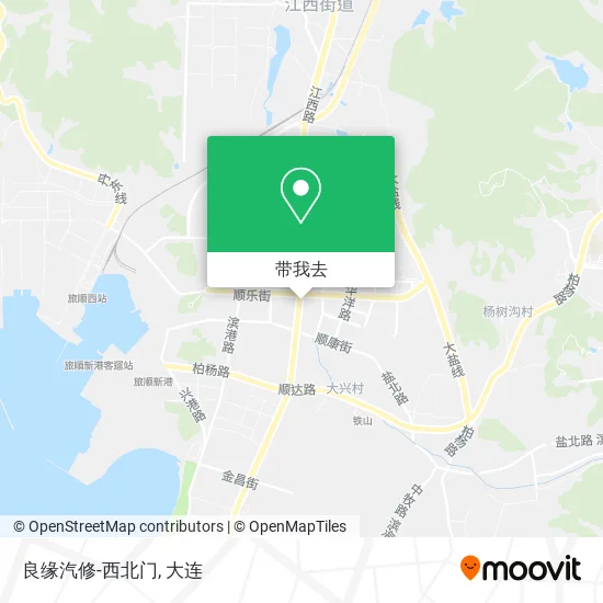 良缘汽修-西北门地图