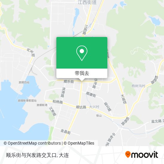 顺乐街与兴发路交叉口地图