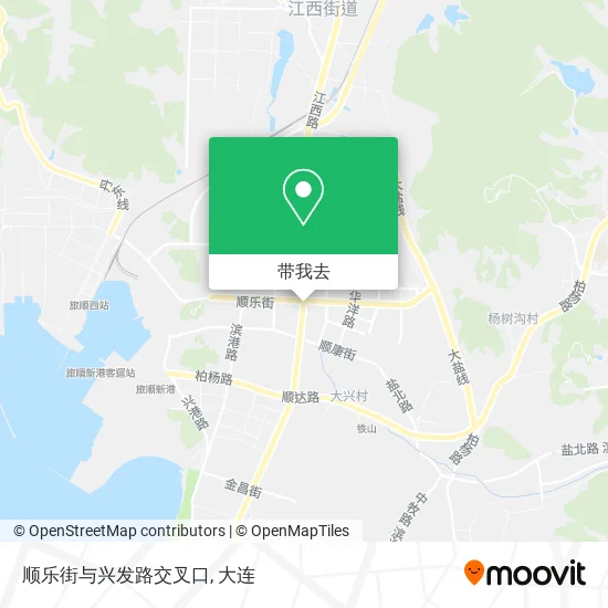 顺乐街与兴发路交叉口地图