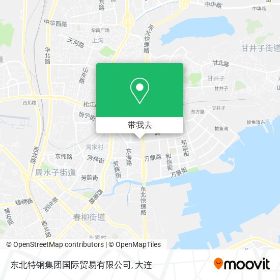 东北特钢集团国际贸易有限公司地图
