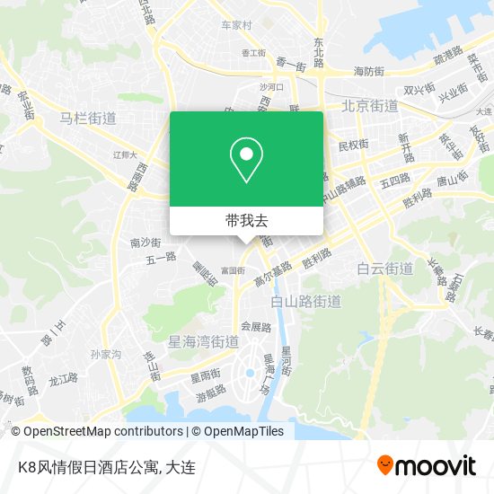 K8风情假日酒店公寓地图