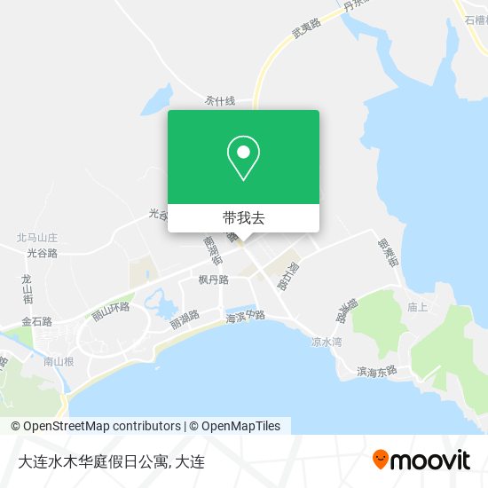 大连水木华庭假日公寓地图