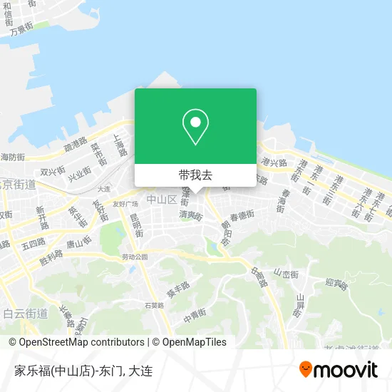 家乐福(中山店)-东门地图