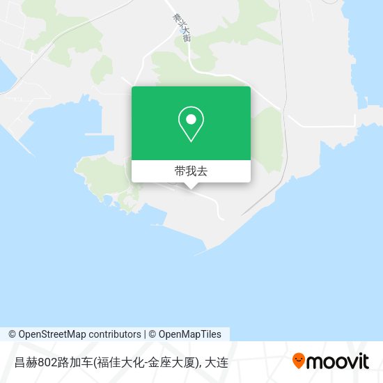 昌赫802路加车(福佳大化-金座大厦)地图