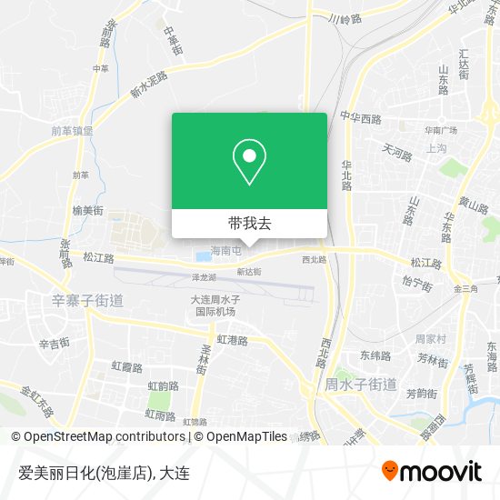 爱美丽日化(泡崖店)地图