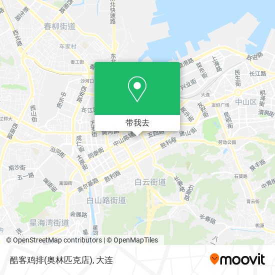 酷客鸡排(奥林匹克店)地图