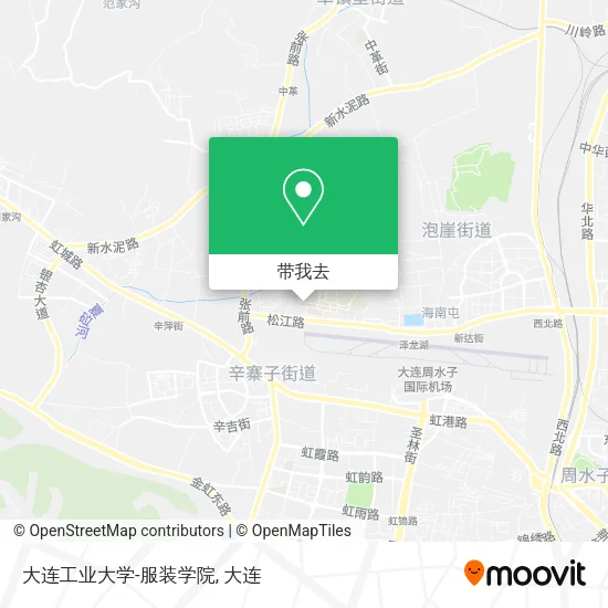 大连工业大学-服装学院地图