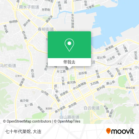 七十年代菜馆地图