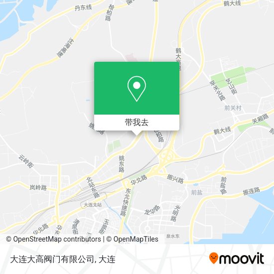 大连大高阀门有限公司地图