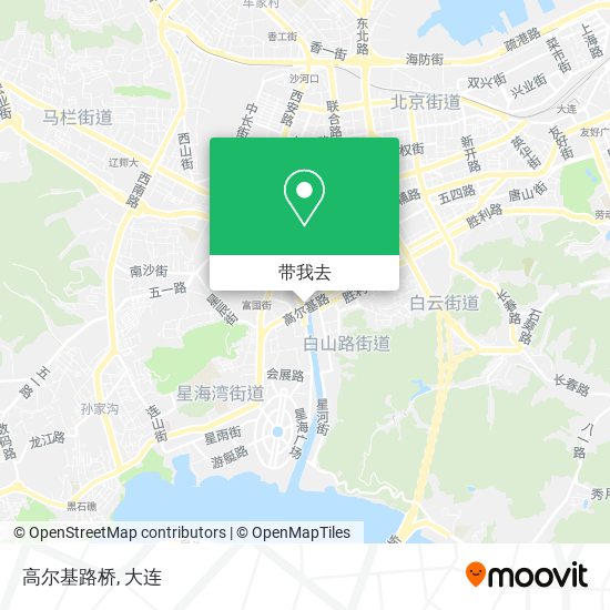 高尔基路桥地图