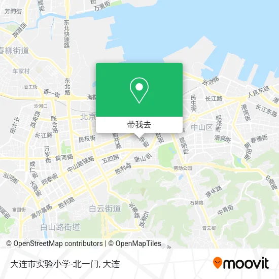 大连市实验小学-北一门地图