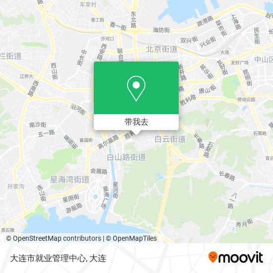 大连市就业管理中心地图