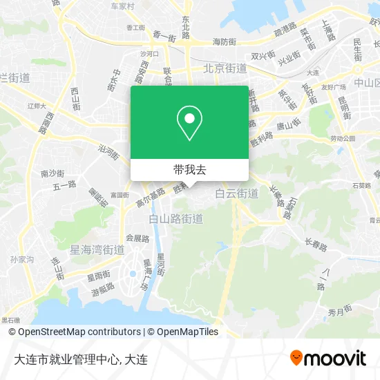 大连市就业管理中心地图